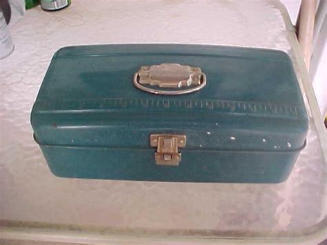 union metal tool box pat number 161360|1951 Leroy NY Metal Tackle Box pat. No. 161360 .